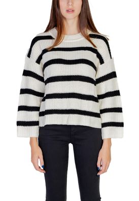 Pullover Jacqueline de Yong Weiß gestreift