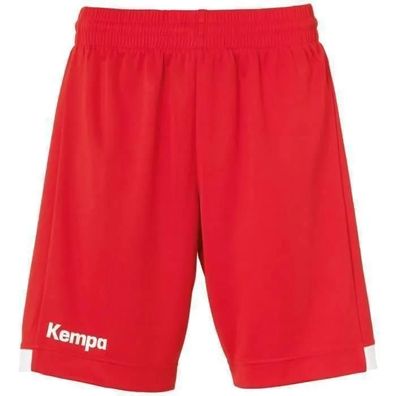 Shorts Kempa Damen Rot/Weiß