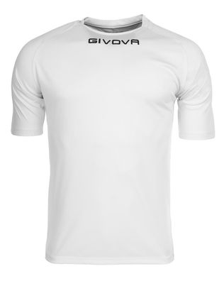 T-Shirt Givova Weiß Kinder Kurzarm Rundhalsausschnitt