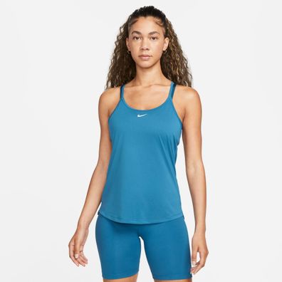 Tanktop Nike Dri-FIT One Elastika Blau Weiß