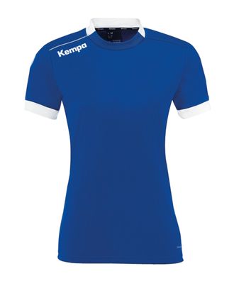 T-Shirt Kempa Damen Sport Blau Weiß