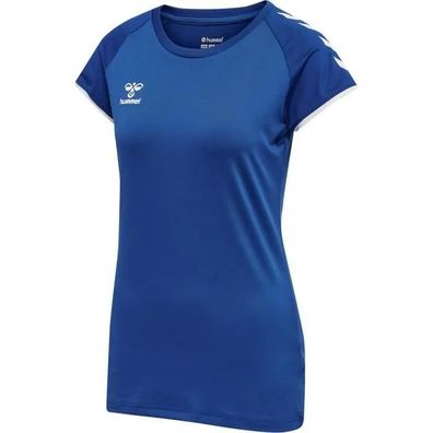 T-Shirt Hummel Stretch Volleyball Damen Blau