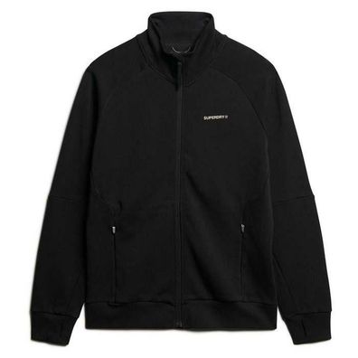 Sweatshirt Superdry Tech mit Reißverschluss, schwarz