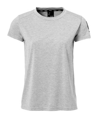 T-Shirt Kempa Status Damen, elastisch, grau