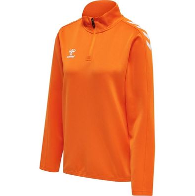 Sweatshirt Hummel HmlCORE XK Halbzip Orange Damen
