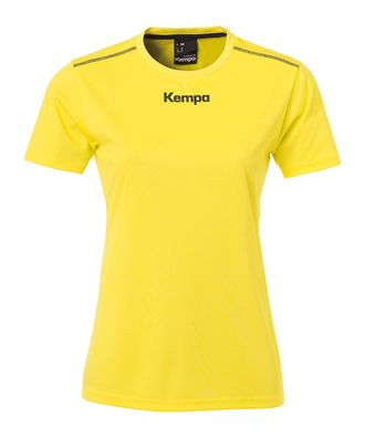 T-Shirt Kempa Gelb Sport Damen