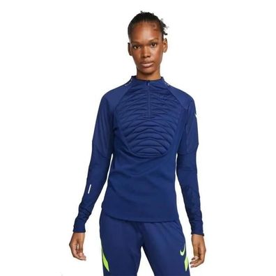 Sweatshirt Nike Therma-FIT Strike Winter Warrior Blau Damen