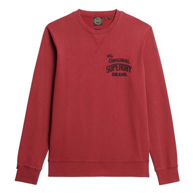Sweatshirt Superdry mit Applikation in Rot