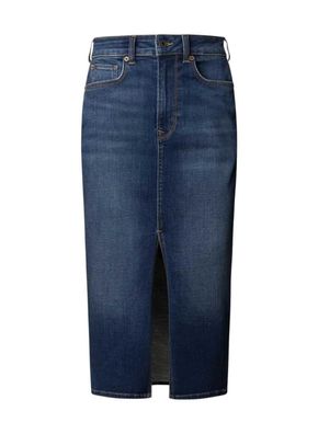Midirock Pepe Jeans Dunkelblau Denim Taille Hoch