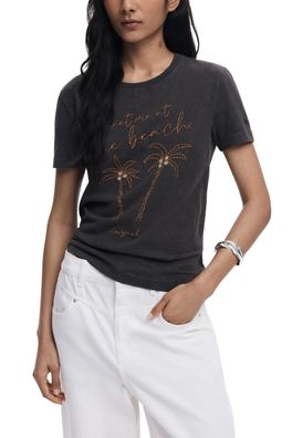 T-Shirt Desigual Repris schwarz