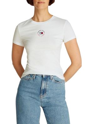 T-Shirt Tommy Hilfiger Slim Fit Weiß