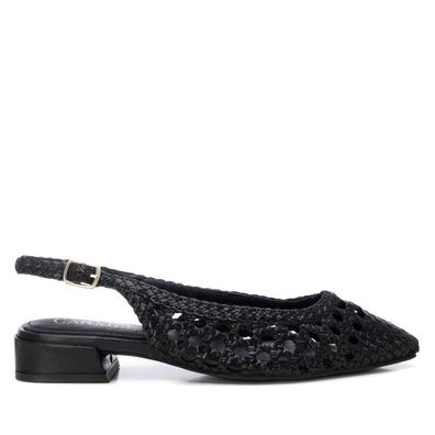 Ballerinen Carmela Geflochtenes Design aus Leder