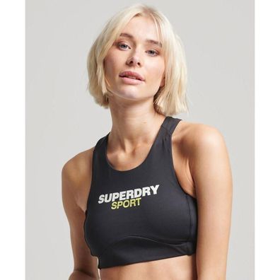 Sport-BH Superdry Core Active Bra schwarz