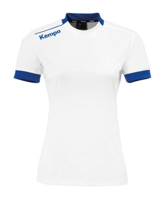 T-Shirt Kempa Damen Weiß/Blau Sportbekleidung