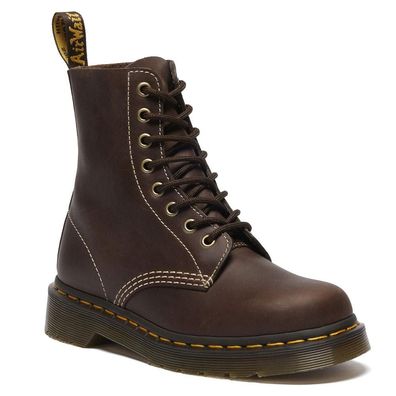 Damenschuhe Dr. Martens 1460 Pascal braune Stiefeletten