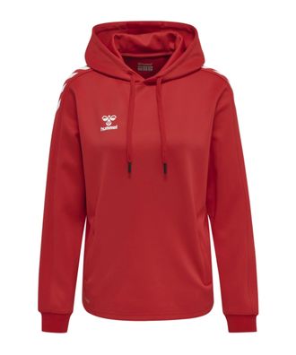 Sweatshirt Hummel HmlCORE XK Poly Sweat Hoodie Rot