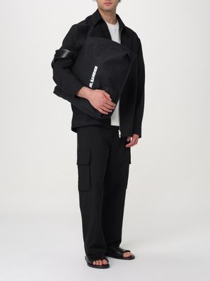 T-Shirt Jil Sander Weiß mit weitem Schnitt und Logo