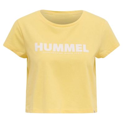 T-Shirt Hummel Legacy Cropped Gelb