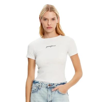 T-Shirt Guess Weiß Slim Fit