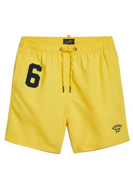 Badeshorts Superdry Vintage 17'' Gelb Nautisch