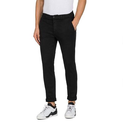 Hose Replay Slim Chino Grau