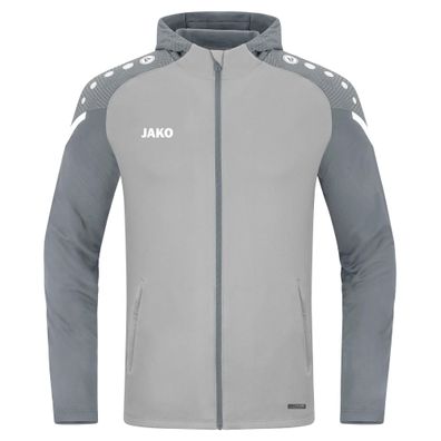 Veste Jako Kapuzenjacke Performance grau