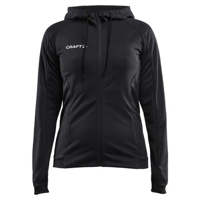 Sportjacke Craft Evolve mit Kapuze, schwarz