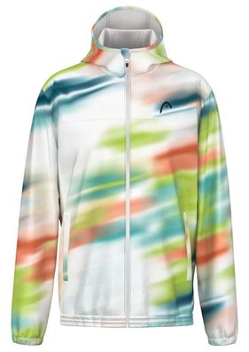 Veste Head Blur Print Weiß/Bunt