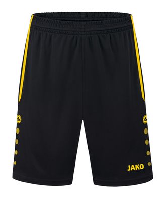 Shorts Jako mit elastischem Bund und Kontrasteinsätzen