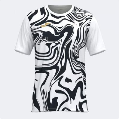 T-Shirt Joma Weiß/Schwarz Lion II