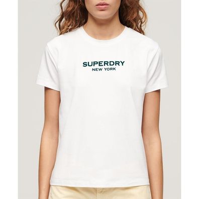 T-Shirt Superdry Slim Fit Weiß