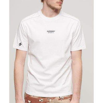 T-Shirt Superdry Sport Tech Logo Weiß