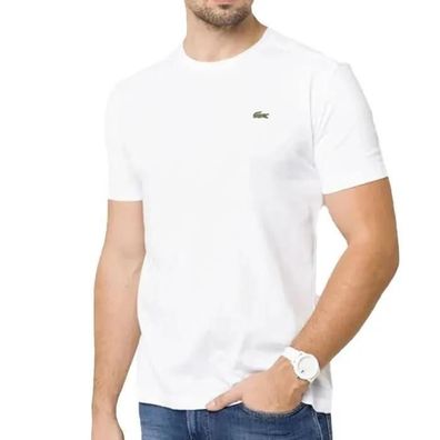 T-Shirt Lacoste Regular Fit Ultra Dry Weiß