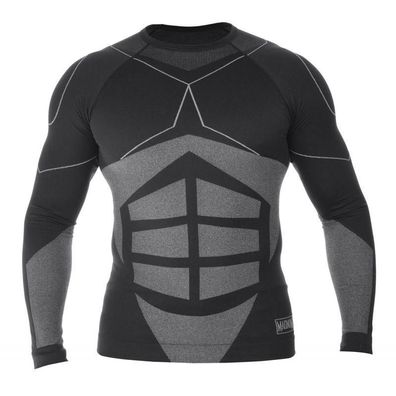 T-Shirt Magnum Thermo-Schicht, Schwarz