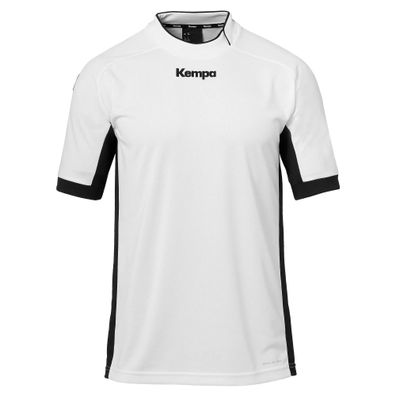 T-Shirt Kempa Prime Weiß/Schwarz Sport