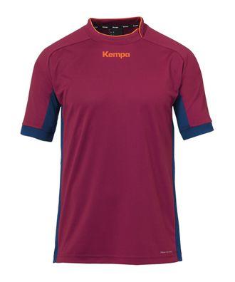 T-Shirt Kempa Prime Rot/Tiefblau