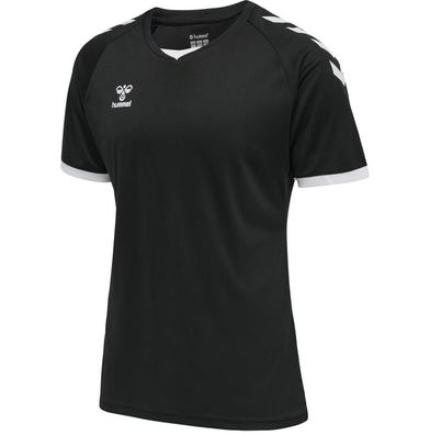 T-Shirt Hummel Core Volley schwarz/weiß