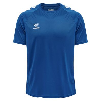 T-Shirt Hummel Core Poly Blau/Weiß