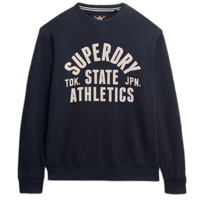 Sweatshirt Superdry Athletic Essentials Blau