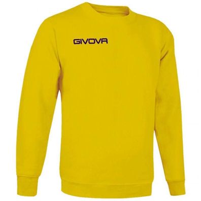 Sweatshirt Givova in Gelb, Regular Fit