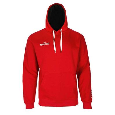 Sweatshirt Spalding Team II Rot mit Kapuze