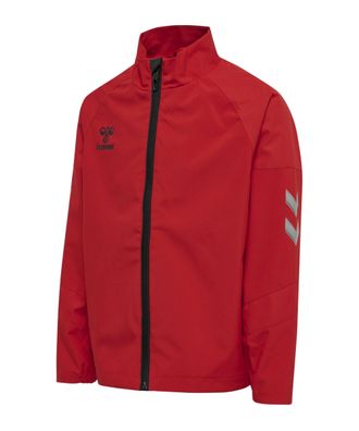 Jacke Hummel rot mit wasserabweisendem Schutz