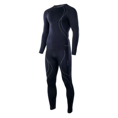Ensemble Hi-Tec Thermo-Set fér Herren, Schwarz