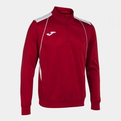 Sweatshirt Joma Rot mit halbem Reißverschluss