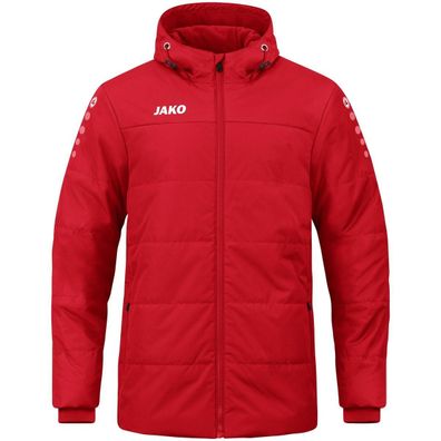 Coachjacke Jako mit Kapuze, rot