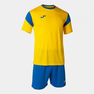 Sportanzug Joma Gelb Kurzarm T-Shirt und Shorts