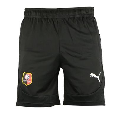 Short Puma schwarz mit Stade Rennais Logo