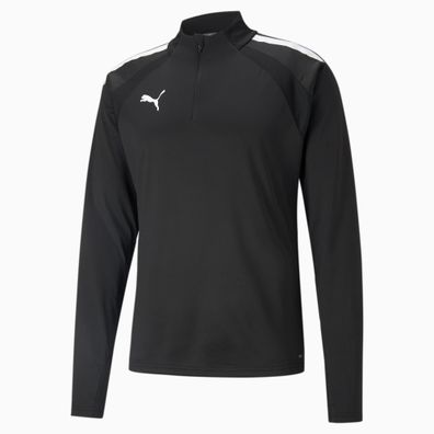 T-Shirt Puma Teamliga Quarter Schwarz