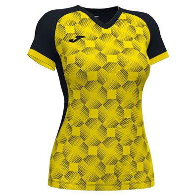T-Shirt Joma Gelb Kurzarm V-Ausschnitt