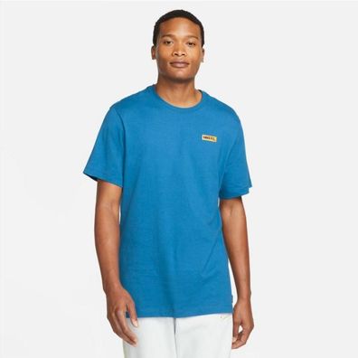 T-Shirt Nike Fußball Blau